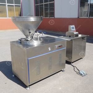 Embutidora de Chorizo Eléctrica Hidráulica Automática de Doble Cabezal, Máquina de Llenado de Salchichas - Product Image 2