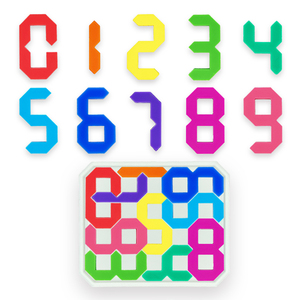 0-9 numeri Puzzle gioco in Silicone blocchi giocattolo educativo per la logica di pratica Unisex che pensa scheda interattiva genitore-bambino - Product Image 1