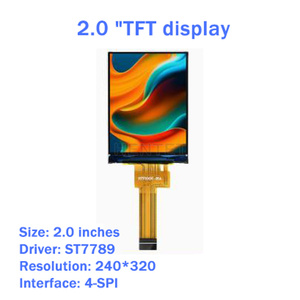 Hentet Nieuw 2 inch LCD-scherm TFT LCD-scherm ST7789 Seriële poortscherm 240x320 pixels LCD - Product Image 2