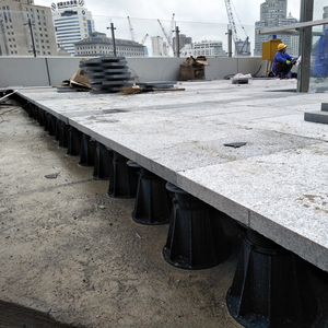 Système de piédestal pour pavés réglable en plastique moderne Sunsbuild - Revêtement de sol écologique, durable et résistant à l'eau pour la cuisine, le jardin, le parc - Product Image 4
