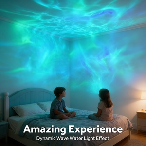 Lampada da Tavolo Creativa a 16 Colori con Atmosfera Romantica, Luce Notturna Cubica con Motivo Dinamico di Fiamma e Ondulazione dell'Acqua - Product Image 5