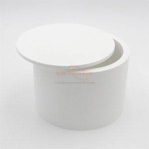 Creuset en céramique de nitrure de bore pressé à chaud résistant aux chocs thermiques avec couvercle - Product Image 1