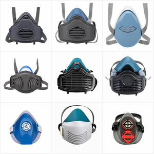 <span class=keywords><strong>Masque</strong></span> respiratoire demi-face réutilisable en silicone OEM, protection <span class=keywords><strong>anti</strong></span>-<span class=keywords><strong>poussière</strong></span>, soudure, vapeurs chimiques, vente directe usine, <span class=keywords><strong>3M</strong></span> - Product Image 3