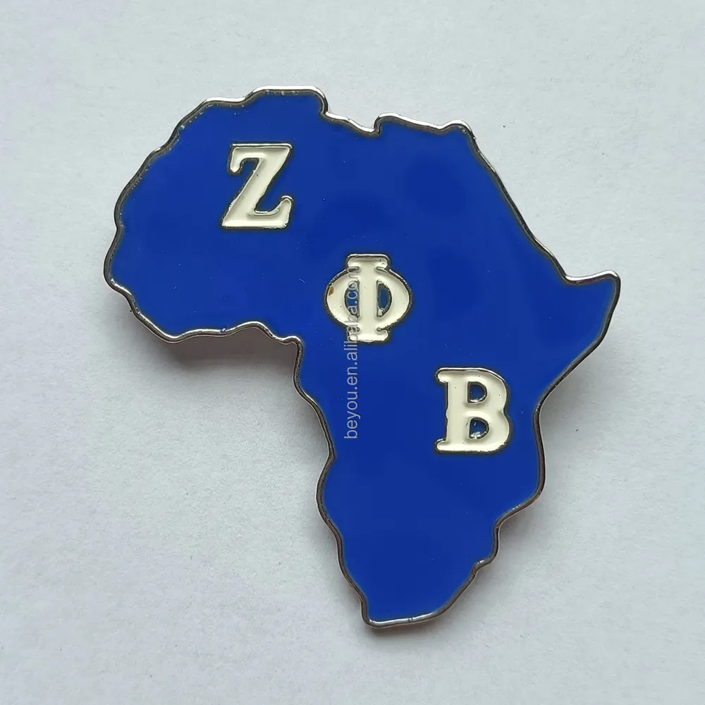 Zpb Dst Afrika Kaart Vorm Broche Letter Email Badge Revers Pin Afrika Map Broche Club Lid Partij Cadeau Broches Sieraden