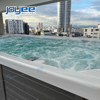 Piscine de nage extérieure de 3,98 m, piscine moderne pour la maison et la villa, spa de massage extérieur JOYEE, meilleur fabricant de spas