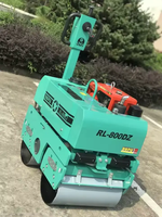 Compacteur de sol et d'asphalte hydraulique à pneu en caoutchouc pour essence diesel à tambour unique Mini rouleau compresseur vibrant
