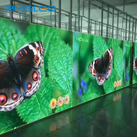 Layar LED Sewa Kustom untuk Panggung, Layar LED P4.81, Video Wall LED 500x500mm, Kabinet Aluminium Die Cast
