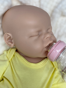 Poupées réalistes <span class=keywords><strong>de</strong></span> bébé fille en silicone souple <span class=keywords><strong>de</strong></span> 20 pouces (50 cm), corps entier, non peintes, nouveau-<span class=keywords><strong>n</strong></span>é, pour personnalisation DIY - Product Image 4