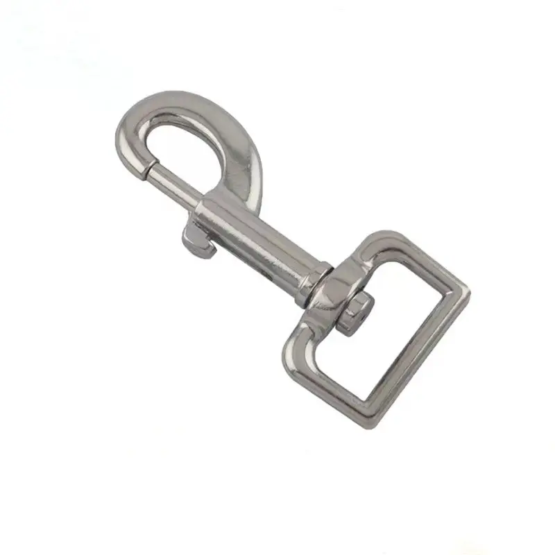 Nhà Máy 316 thép không gỉ 25 mét carabinbolt xoay vuông Snap hook