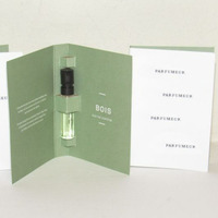 Carte pliée pour flacon unique 1ml 2ml, échantillon de parfum mini flacon, carte en papier avec logo