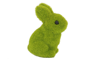 Juguete de peluche y peluche Animal Faux Moss Peeps Conejito de peluche Conejitos de peluche para decoraciones de fiesta Venta caliente 11cm Decoración de conejito de Pascua - Product Image 3