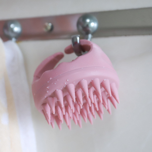 Nhãn Hiệu Riêng Bán Buôn Bàn Chải Ướt Detangling Tóc Da Đầu Massager Tóc Màu Hồng Bàn Chải Detangler - Product Image 3