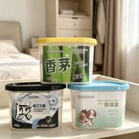 Désodorisant Solide Écologique Cherubim 800ml à l'Herbe de Citron, Anti-Moisissure, 80% Ingrédients Actifs, pour Placard et Salle de Bain