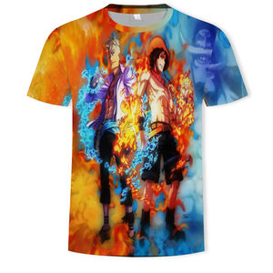 Nuova Collezione: T-shirt da Uomo Oversize con Stampa Digitale 3D, Tessuto in Poliestere Pesante 180 Grammi, Manica Corta, Stile <span class=keywords><strong>Anime</strong></span> - Product Image 6