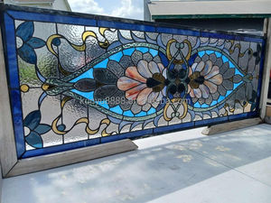 Vidrio templado esmaltado con método de catedral personalizado, decoración para puertas y ventanas de cocina, sala de estar, hoteles y baños - Product Image 3