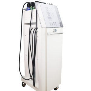 Dispositivo elettrico per la cura dei capelli del cuoio capelluto 5-in-1 per la costruzione in metallo massaggio galvanico + terapia termica + pettine ad alta frequenza + asta di ioni - Product Image 1