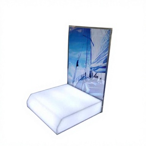 Stand de présentation de cosmétiques en acrylique personnalisé OEM fabriqué en Chine avec éclairage LED - Product Image 1