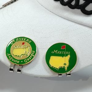 ホールセールスカスタムロゴZnic合金金属エナメル磁気ゴルフボールマーカー帽子クリップ付き - Product Image 6