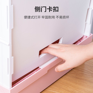 Foldable Portable <b>Cat</b> <b>Litter</b> Box 54x43x42cm Odor Proof Rectangle PP Material For <b>Cats</b> - Product Image 2