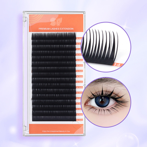 Extensiones de Pestañas Premade en Volumen 5D <span class=keywords><strong>Flora</strong></span> con Puntas Efecto Mojado - Product Image 3