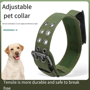 Nouveau collier d'entraînement berger allemand collier tactique en Nylon ceinture réfléchissante poignée de contrôle antidéflagrante en métal - Product Image 2