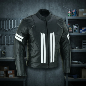 Leather Racing <b>Jacket</b> for Biker Unisex Protective Waterproof Windproof Breathable Plus Size Full Sleeve <b>Summer</b> Winter Printed - Product Image 3