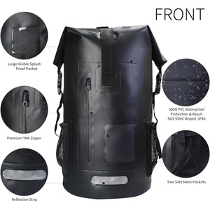Sac à dos imperméable en PVC pour les voyages en plein air, la plongée et l'alpinisme - Séparation humide/sèche, personnalisable, <span class=keywords><strong>de</strong></span> haute qualité, portable - Product Image 5
