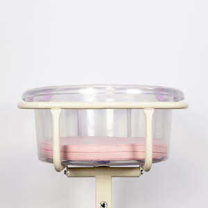 Роскошная мобильная детская кроватка-тележка для новорожденных, откидная, с двусторонними колесами, металлическая, из АБС-пластика, угол наклона 0-12 градусов - Product Image 5