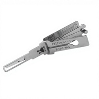 Outil métallique 2-en-1 Lishi FB107 pour la réparation du cylindre de serrure de porte Renault OLIVER