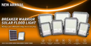 60W Battery Outdoor <b>Motion</b> <b>Sensor</b> Waterproof Solar Energy Security Street Warehouse Factory Work Floodlight WD-BW200C High Power - Product Image 3