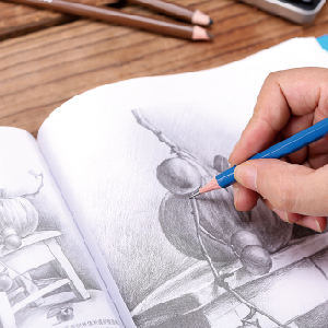 Sanatçı eskiz ve kalem çizim sanat seti - Product Image 6