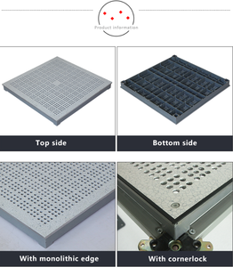 Hoge Kwaliteit Anti-Statische Aluminium Geperforeerde Verhoogde Toegangsvloer Voor Moderne Datacenters Ziekenhuizen Kantoorgebouwen - Product Image 4