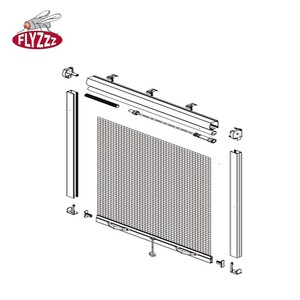 <span class=keywords><strong>Mosquitera</strong></span> Enrollable para Ventana con Marco de Aleación de Aluminio, <span class=keywords><strong>Mosquitera</strong></span> Plisada Retráctil para Ventana - Product Image 6