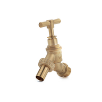 Garden Outdoor 1/2 British Copper Water Bibcock Valve Robinet d'eau à ouverture lente 4 vannes fendues Robinet d'eau