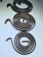 Ressort de torsion en spirale universel en acier plat 65Mn de haute qualité, réglable en angle, de qualité industrielle, 20 lb, avec crochets à droite