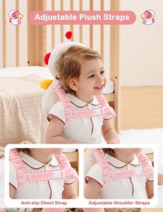 Protector de Cabeza Ajustable para Bebés, Protector de Cabeza de 3 Lados, Mochila Protectora para Niños Pequeños, Almohadilla de Seguridad - Product Image 4