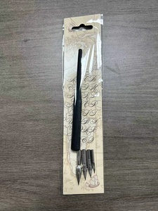 Penne per Calligrafia Araba e Disegno con Punta in Acciaio Inox e Fusto in Plastica, <span class=keywords><strong>Penna</strong></span> Decorativa per Calligrafia, Lettering e Fumetti - Product Image 4