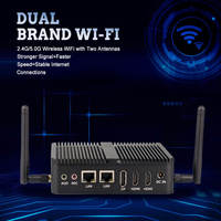 Personalizado barato mini pc ordenador micro PC Intel N100 J4125 J6412 Win 10 11 Nuc Nano sin ventilador Industrial mini pc