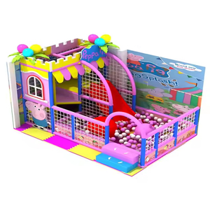 Centro comercial de alta calidad Paseos Niños Rosa Interior Soft Playground Equipment Bounce House Área de juegos para la <span class=keywords><strong>venta</strong></span> - Product Image 1