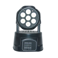 STSLITE Mini Proyector LED RGBW 4 en 1 con Cabezal Móvil para Fiestas Familiares