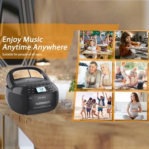 Boombox Cassette Recorder Portable CD Player BT USB MP3 AM FM Radio With Remote Control For Home Kitchen Gift - Product Image 3
