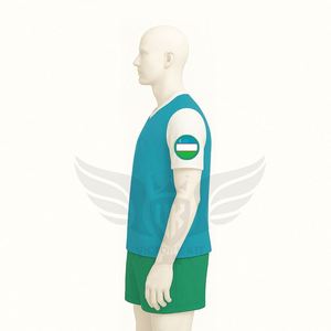 ชุดฟุตบอลแบบกำหนดเองสำหรับอุซเบกิสถาน ปี 2026 ชุดยูนิฟอร์มฟุตบอลสำหรับผู้ใหญ่ แขนสั้น แบบซับลิเมชั่น ปรับแต่งได้ - Product Image 2