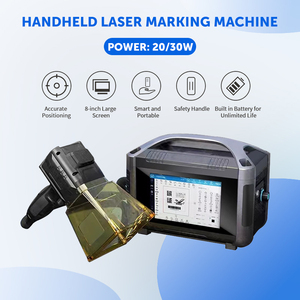 Machine de marquage laser à fibre portable 20W avec système de contrôle EZCAD, compatible AI DWG BMP DST DXF PLT LAS - Product Image 4