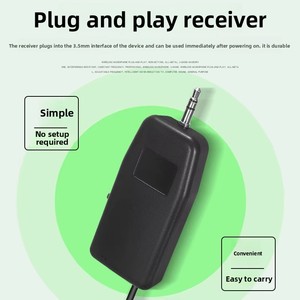 Xtuga E-109 2.4GHz 3.5mm Receiver Lightweight Portable Karaoke Dynamic Microphone LED Light 20m Range Built-in Microphone - Product Image 4