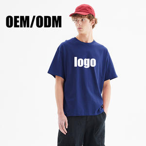 Camiseta lisa 100% algodón de manga corta con cuello redondo 210G, impresión de logotipo, camiseta personalizada en blanco, camiseta para hombre al por mayor. - Product Image 2