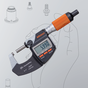 Mitutoyo High-Speed High-Accuracy <b>Micrometer</b> 293-140-40 293-141-40 293-142-40 293-143-40 - Product Image 3