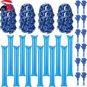 Pompon Sonori Rossi all'Ingrosso, Bastoncini per Tifo, Accessori per Eventi Sportivi, Essenziali per il Tifo - Product Image 2