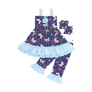 Robes à Bretelles et Volants Tendances pour Filles – Tenues d'Été pour Enfants – Ensembles de Vêtements pour Tout-Petites – Prix de Gros en Chine - Product Image 2