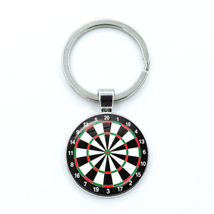 Châu Âu và Mỹ cổ điển thời gian Jewel Keychain phi tiêu mục tiêu Mặt dây chuyền Keychain - Product Image 1