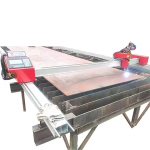 Mesin pemotong Plasma portabel, mesin pemotong baja logam portabel CNC Gantry 1530